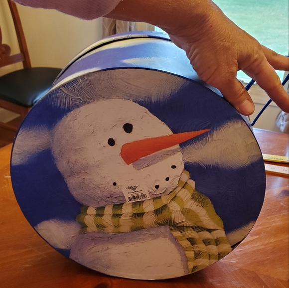 SNOWMAN Hat Box - Picture 7 of 7